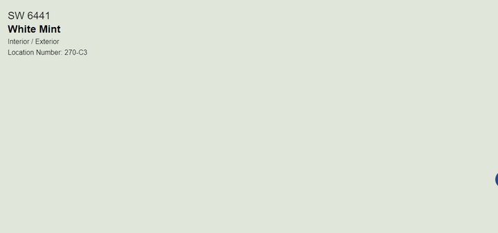 Тонована фарба DV Avalon Flat Enamel акрил-латексна глибокоматова colorpaint (SW 6441 White Mint) - зображення 2