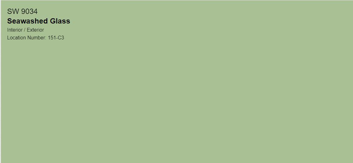 Тонована фарба DV Avalon Flat Enamel акрил-латексна глибокоматова colorpaint (SW 9034 Seawashed Glass) - зображення 2