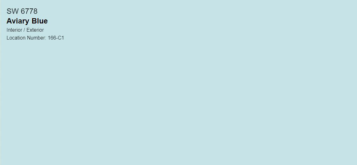 Тонована фарба DV Avalon Flat Enamel акрил-латексна глибокоматова colorpaint (SW 6778 Aviary Blue) - зображення 2