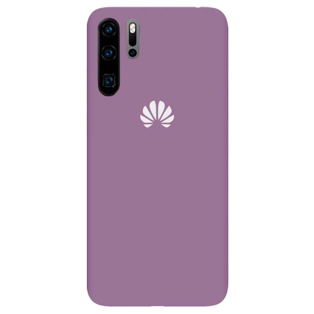 Чехол Silicone case Premium для Huawei P30 Pro Blueberry (24) черничный ...