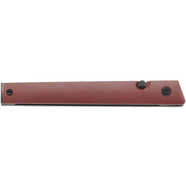 Нож складной карманный с фиксацией Liner Lock CRKT 7096BKD2 CEO шпеньок, burgundy 194 мм - изображение 2