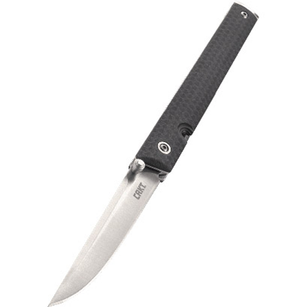 Нож складной карманный с фиксацией Liner Lock CRKT 7096 CEO шпеньок, black 194 мм - изображение 1
