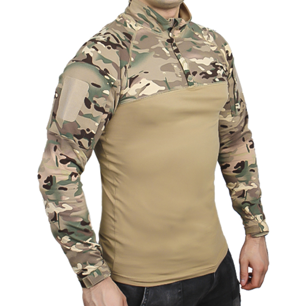 Рубашка тактическая убокс Pave Hawk PLY-11 Camouflage CP 2XL мужская с длинными рукавами для спецслужб LOZ - изображение 2