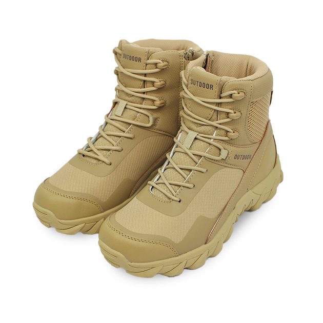 Черевики тактичні Lesko 6676 Outdoor Sand Khaki розмір 45 армійські чоловічі tactical LOZ - зображення 1