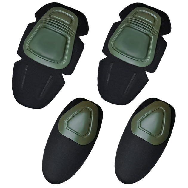 Тактичні захисні наколінники Han-Wild GEN2 Green захисний набір для суглобів taktical LOZ - зображення 1