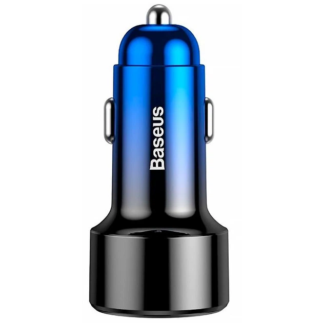 Автомобільний зарядний пристрій Baseus Magic Series 6A (CCMLC2OC-03), Blue - Фото 2 Автомобільний зарядний пристрій Baseus Magic Series 6A (CCMLC2OC-03), Blue - зображення 2
