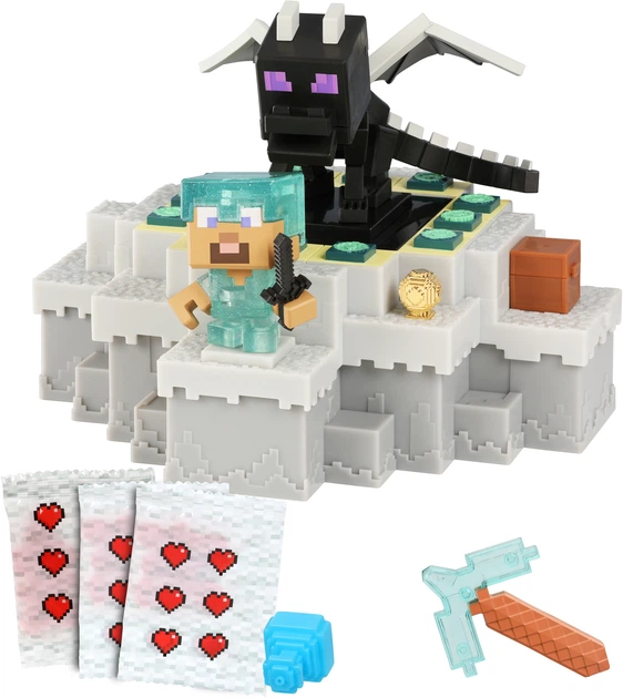 Ігровий набір Cobi Treasure X Minecraft Caves & Cliffs Ender Dragon (0630996416778) - зображення 2