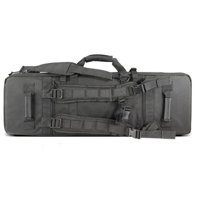 Сумка-рюкзак для оружия FG Черный 92 см на 2 винтовки с системой Molle - изображение 2