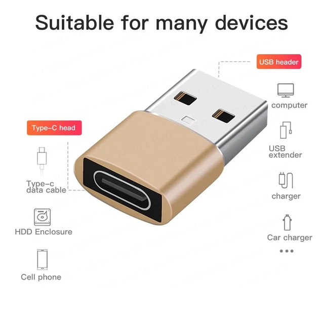 Перехідник адаптер Type-C на USB 3.0/3.1 (type A - type C) Rose - зображення 3