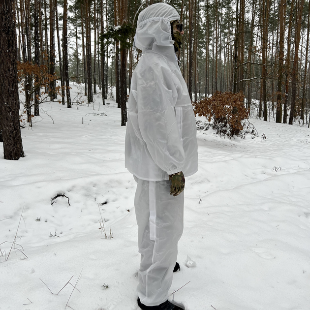 Маскувальний костюм зимовий БШЦ Білий M - зображення 2