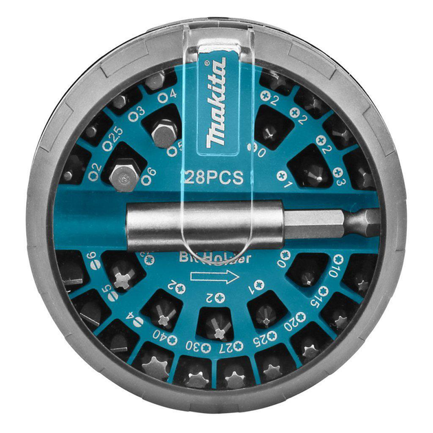 Набор бит и магнитный битодержатель Makita B-28911 – фото, отзывы ...