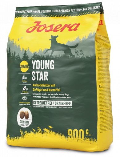 Сухой корм Josera Youngstar Junior. Янг Стар Юниор для всех пород 900 г - изображение 2
