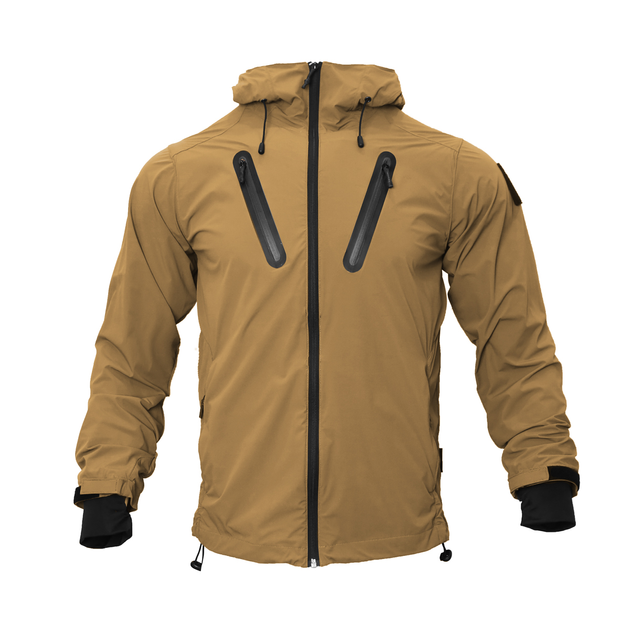 Куртка Softshell Hattori skin windbreaker Emerson Койот XL - зображення 1