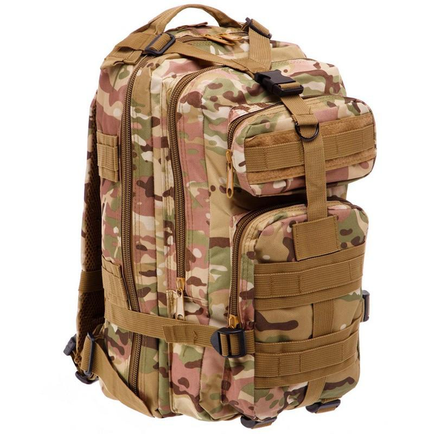 Рюкзак тактичний штурмовий SILVER KNIGHT TY-5710 розмір 42х21х18см 20л Камуфляж - зображення 1