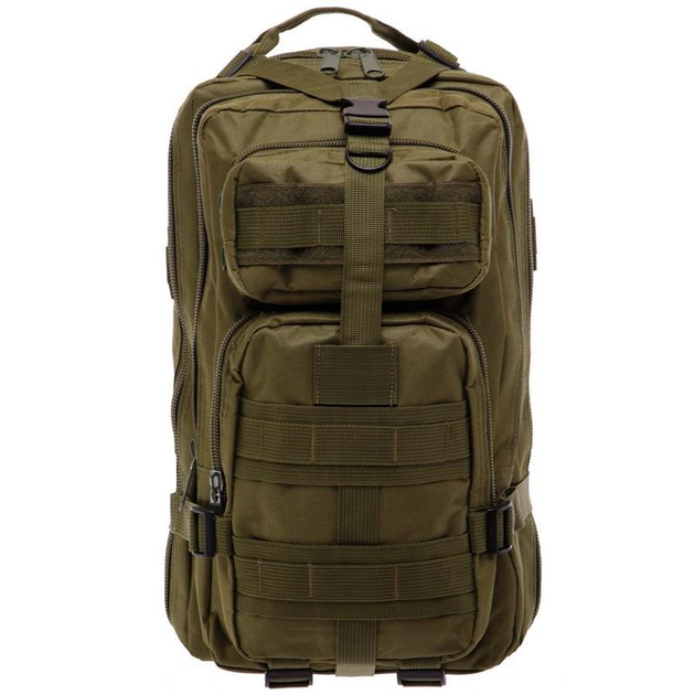 Рюкзак тактический штурмовой SILVER KNIGHT TY-5710 размер 42х21х18см 20л Оливковый - изображение 2