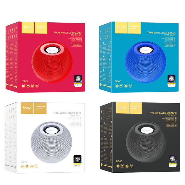 Портативная акустика Hoco Portable Speaker BS45 (Grey) [75753] - изображение 4
