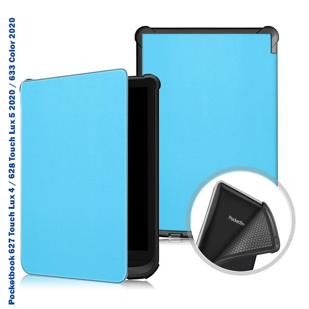 Чехол-книжка BeCover Smart Case для Pocketbook 616/ 617/ 627/ 628/ 632/ 633 Deep Blue [75958] - изображение 2