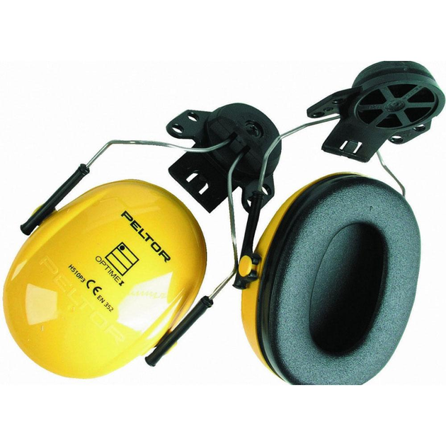 Навушники 3М Peltor OPTIME I на каску H510P3E-405-GU протишумні жовті - зображення 2