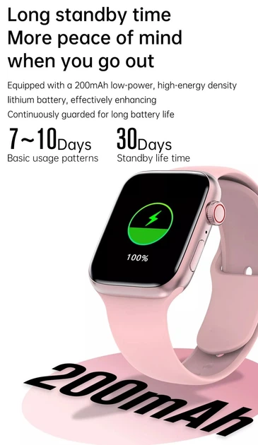Смарт часы Airplus GS7 Pro Max Smart Watch 7 series Pink. Умные фитнес часы. Цвет розовый. - Фото 3 Смарт часы Airplus GS7 Pro Max Smart Watch 7 series Pink. Умные фитнес часы. Цвет розовый. - изображение 3