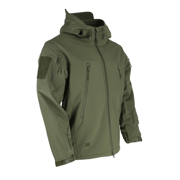 Тактична куртка Tactical Softshell Jacket SHARK SKIN Розміри L-M Green Black - изображение 1