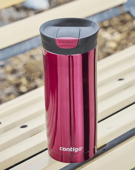 Термочашка Contigo Huron 0,47 л бордова (2095638) - зображення 4