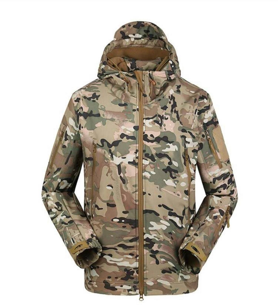 Военная тактическая куртка Soft Shell MultiCam Софт Шелл Мультикам L - изображение 1