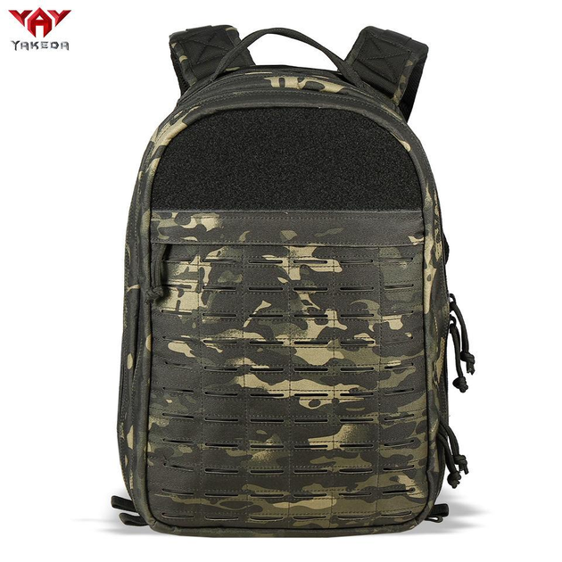 Дорожный рюкзак Yakeda 35-40л Черный мультикам - изображение 1