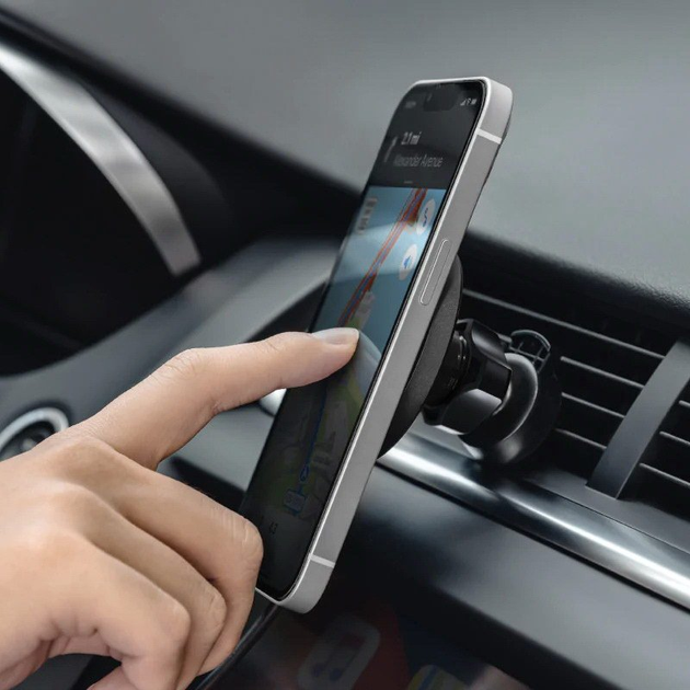 Бездротове АЗУ Switcheasy MagMount чорне для iPhone 12~14 (MCG123031BK22) - зображення 8