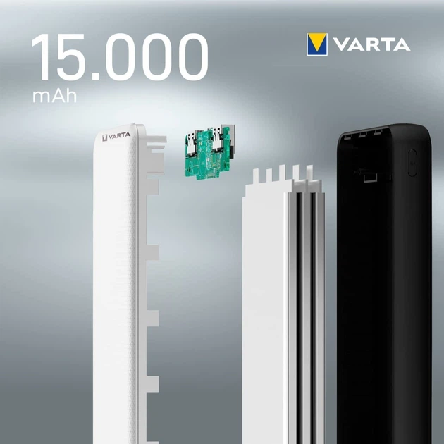 Портативное зарядное устройство Varta Power Bank Energy 15000 mAh - Фото 4 Портативное зарядное устройство Varta Power Bank Energy 15000 mAh - изображение 4