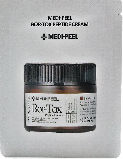 Лифтинг-крем с пептидным комплексом Medi-Peel Bor-Tox Peptide Cream 1 мл - Фото 1 Лифтинг-крем с пептидным комплексом Medi-Peel Bor-Tox Peptide Cream 1 мл - изображение 1