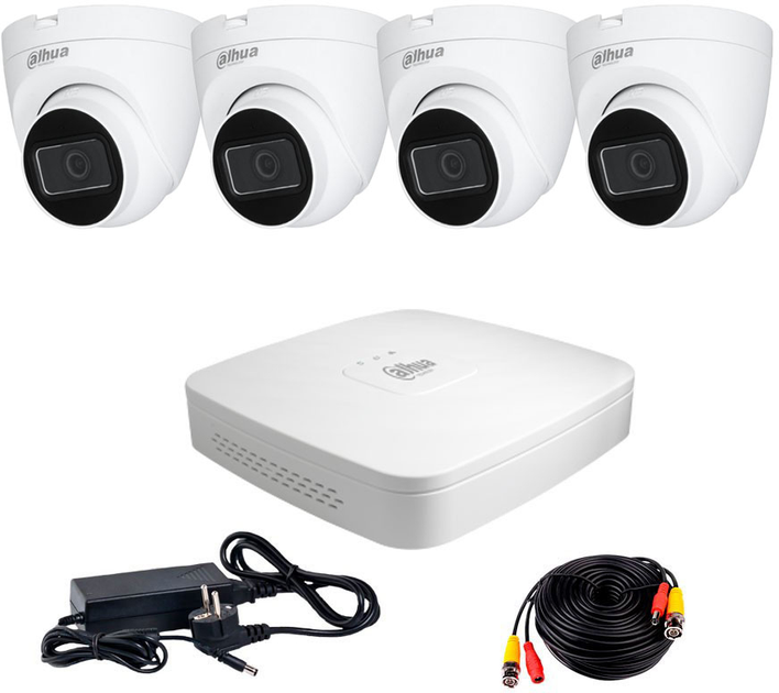Комплект видеонаблюдения Dahua HDCVI-4D KIT AUDIO – купить онлайн на ...