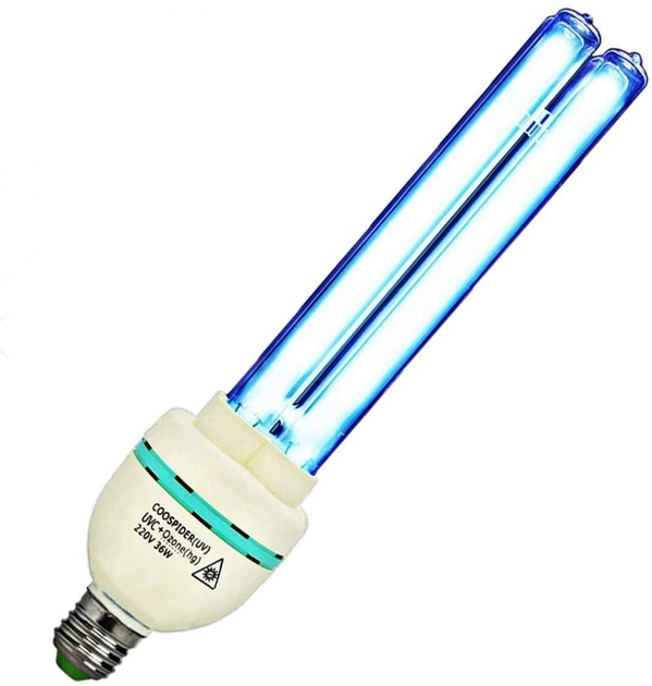 Бактерицидна ультрафіолетова лампа UVC Tube Disinfection Lamp Ozone 36 WATT - зображення 1