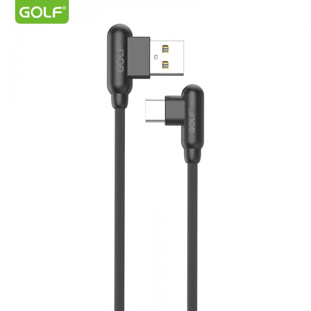 Шнур для зарядки Type-C USB GOLF GC-45, Чёрный – фото, отзывы ...