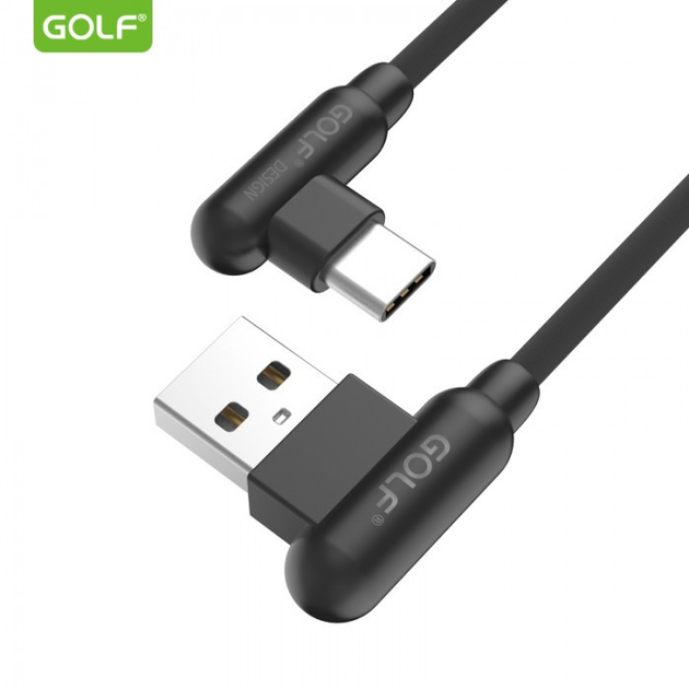 Шнур для зарядки Type-C USB GOLF GC-45, Чёрный – фото, отзывы ...