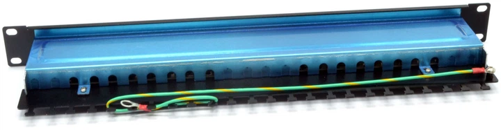 Патч-панель EPNew 19" 24xRJ-45 FTP кат. 6 с задним организатором (6PLDN-F24BK) - изображение 2