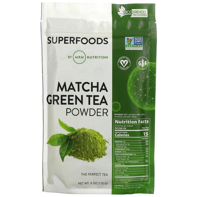Зеленый чай матча в порошке MRM Matcha Green Tea Powder 170 г от ...