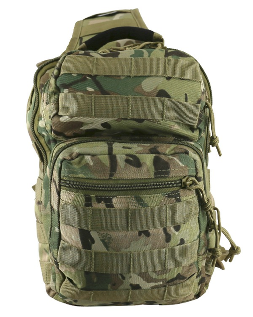 Рюкзак тактический армейский военный KOMBAT UK однолямочный мультикам 10л TR_kb-mmrsb-btp - изображение 2