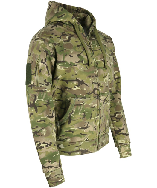 Кофта худи военная тактическая KOMBAT UK мужская с липучками под шевроны Spec-Ops Hoodie мультикам XXXL TR_kb-soh-btp-xxxl - изображение 1
