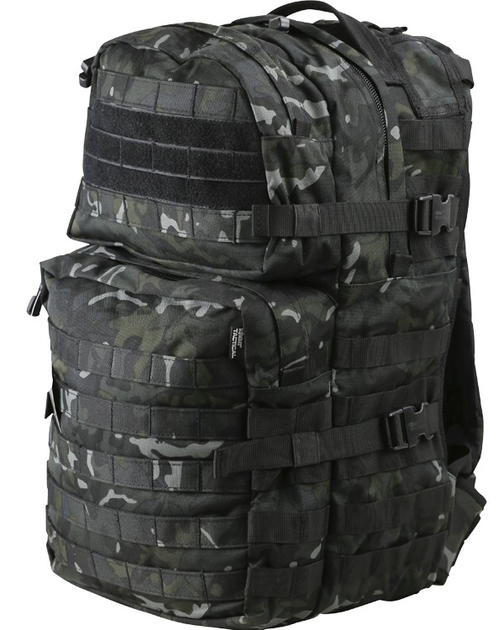 Рюкзак тактический военный армейский KOMBAT UK Medium Assault Pack мультикам черный 40л TR_kb-map-btpbl - изображение 1