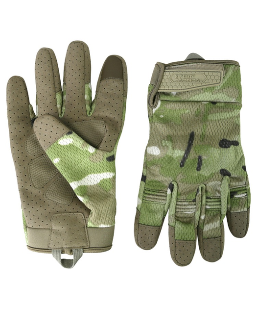 Тактические перчатки KOMBAT UK защитные перчатки XL мультикам TR_kb-rtg-btp-xl - изображение 2
