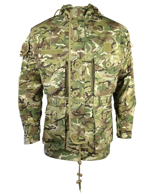 Куртка чоловіча тактична KOMBAT UK військова з липучками під шеврони ЗСУ SAS Style L мультікам TR_kb-sassaj-btp-l - зображення 2