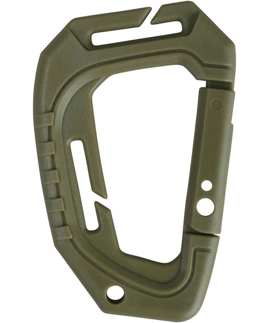 Тактический карабин для крепления снаряжения к рюкзаку или разгрузке 1шт KOMBAT UK койот TR_kb-soc-coy - изображение 2