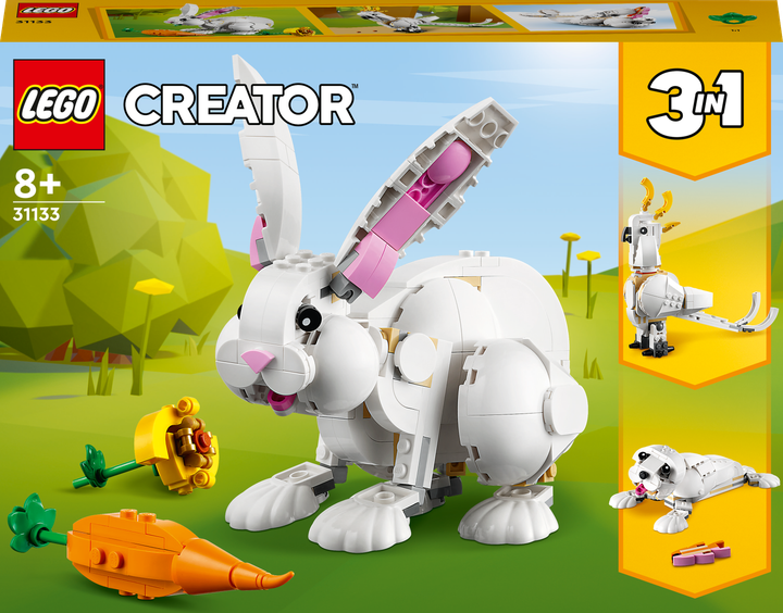 Конструктор LEGO Creator 3 в 1 Белый кролик 258 деталей (31133