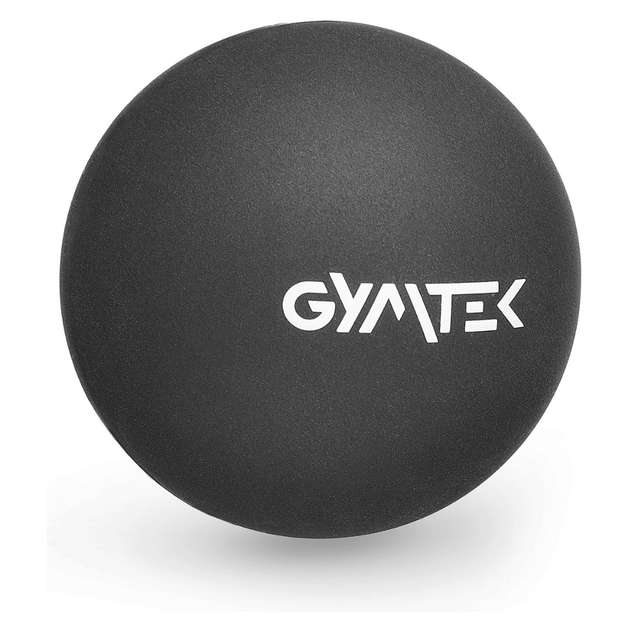 Массажный мяч Gymtek 63 мм силиконовый черный - изображение 2