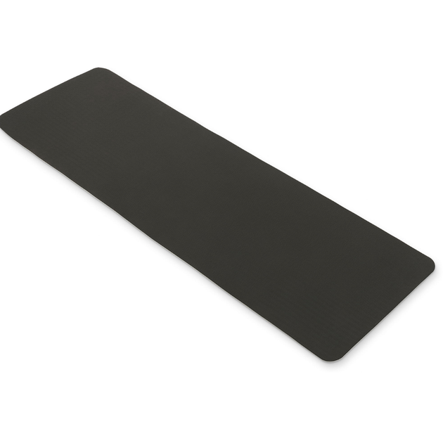 Коврик (мат) для фитнеса и йоги Gymtek Premium TPE 0,6см серо-черный - изображение 4