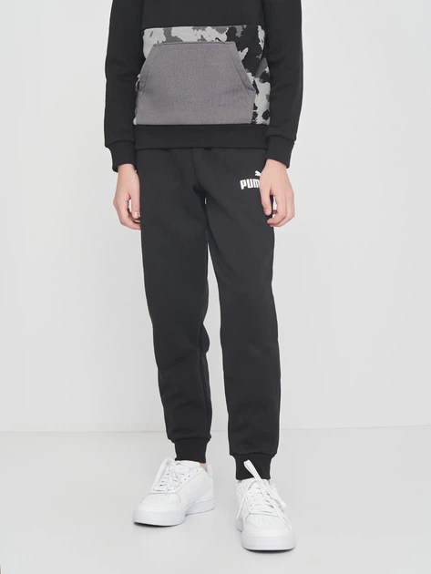 Детские теплые спортивные штаны-джогеры Puma ESS Logo Pants 58697301 104 см Puma Black (4063697282766) - Фото 1 Детские теплые спортивные штаны-джогеры Puma ESS Logo Pants 58697301 104 см Puma Black (4063697282766) - изображение 1