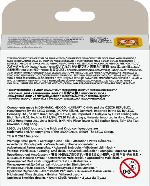 Zestaw klocków LEGO Super Mario Zestawy postaci Seria 6 52 elementy (71413) - obraz 9