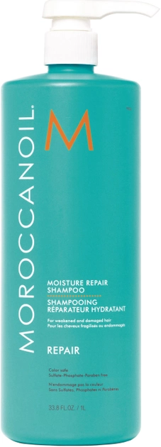 Акція на Шампунь Moroccanoil Moisture Repair Shampoo Зволожувальний відновлювальний 1000 мл від Rozetka