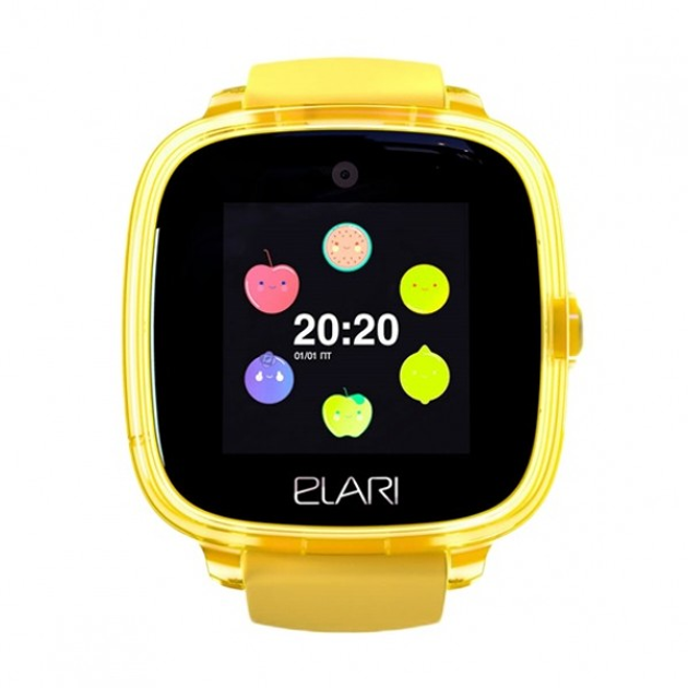 Детские смарт-часы с GPS-трекером Elari KidPhone Fresh Yellow (KP-F ...