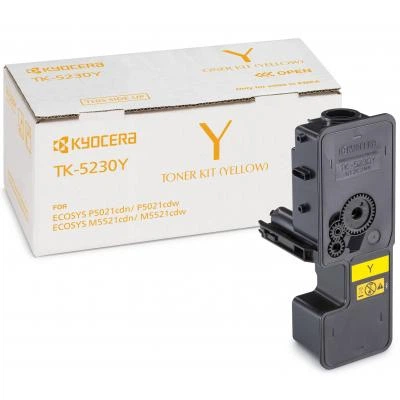 Тонер-картридж Kyocera TK-5230Y yellow (1T02R9ANL0) - Фото 1 Тонер-картридж Kyocera TK-5230Y yellow (1T02R9ANL0) - зображення 1